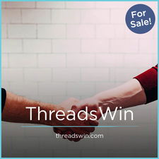 ThreadsWin.com - Creative brandable domain for sale