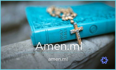 Amen.ml - Creative brandable domain for sale