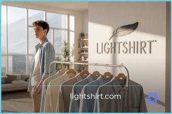 LightShirt.com - Creative brandable domain for sale