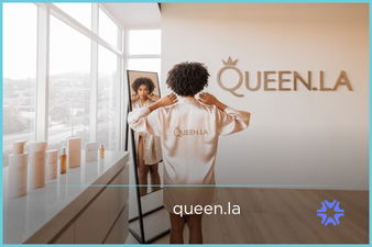 Queen.la - Creative brandable domain for sale