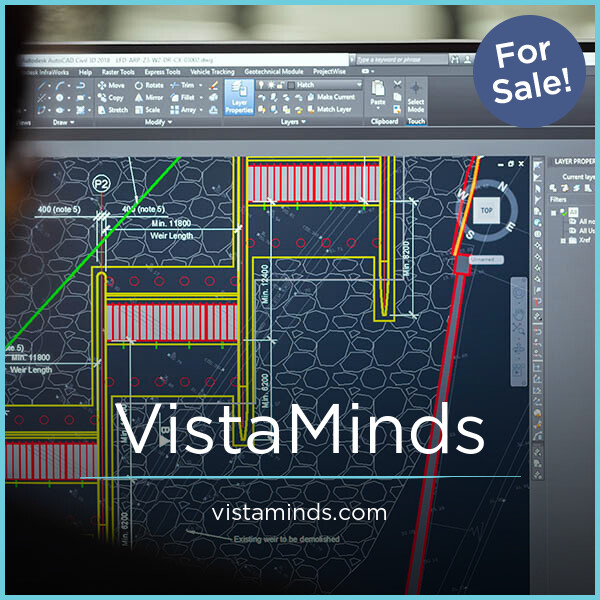 VistaMinds.com - Creative premium domain marketplace
