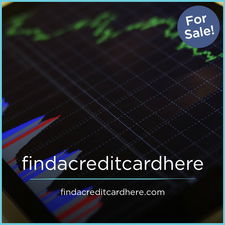 FindACreditCardHere.com - Creative brandable domain for sale