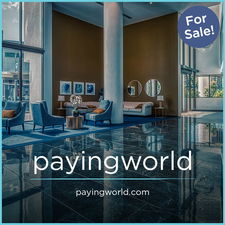 PayingWorld.com - Creative brandable domain for sale
