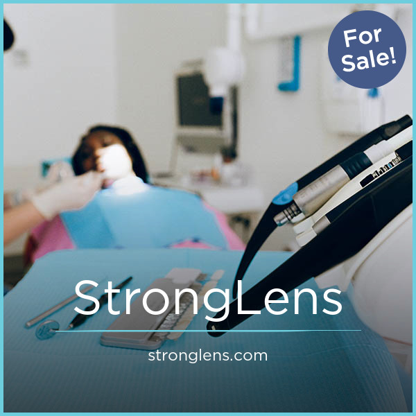 StrongLens.com - buy Creative premium domains