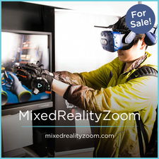 MixedRealityZoom.com - Creative brandable domain for sale