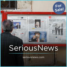SeriousNews.com - Creative brandable domain for sale