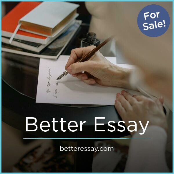 BetterEssay.com - Creative premium domain names for sale