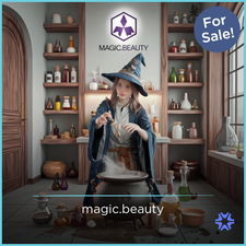 Magic.Beauty - Creative brandable domain for sale