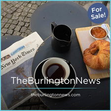 TheBurlingtonNews.com - Creative brandable domain for sale