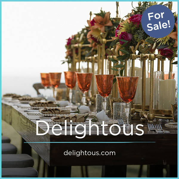 Delightous.com - Great premium domains