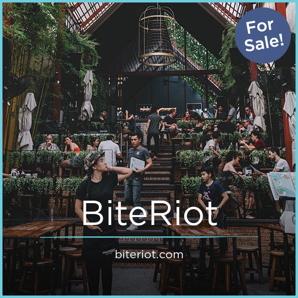BiteRiot.com - Creative domains for sale