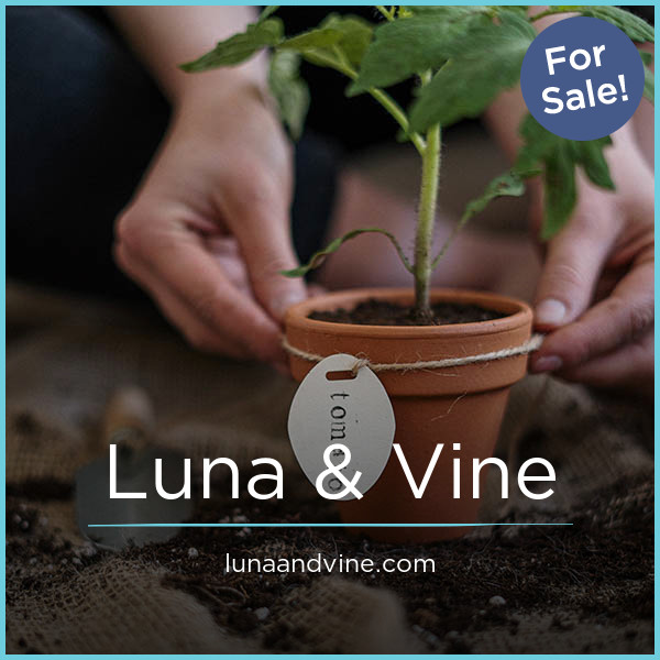 LunaAndVine.com - Creative premium domain names for sale