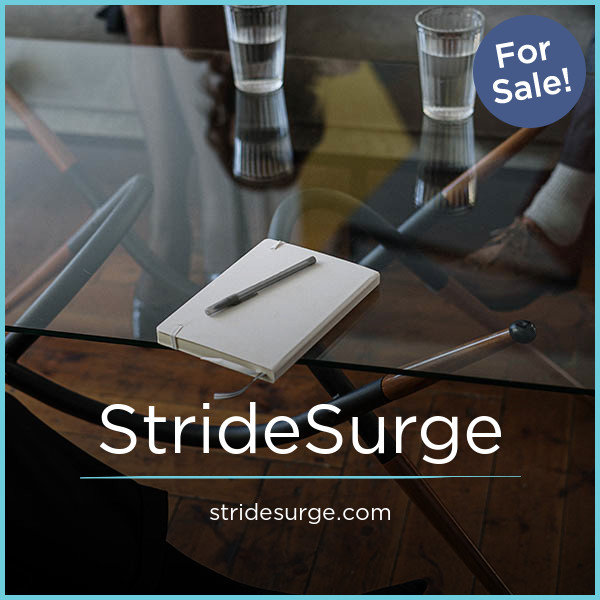 StrideSurge.com - New premium domain names for sale