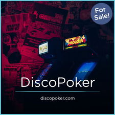 DiscoPoker.com - Creative brandable domain for sale