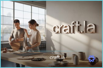 Craft.la - Creative brandable domain for sale