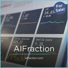 AIFraction.com - Creative brandable domain for sale
