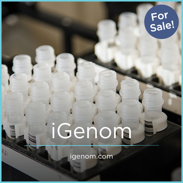 iGenom.com - Creative premium domain names for sale