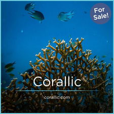 Corallic.com - buy Catchy premium domains