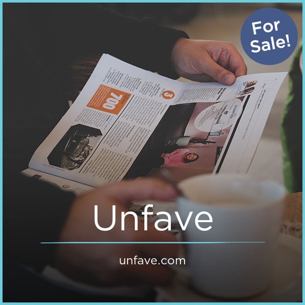 Unfave.com - Creative premium domain names for sale