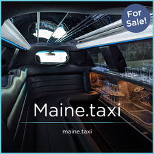 Maine.taxi - Creative brandable domain for sale