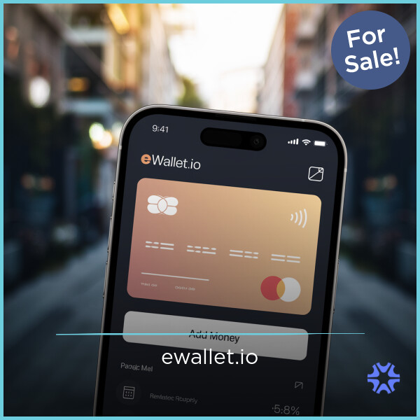 eWallet.io - Catchy premium domain marketplace