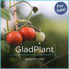 GladPlant.com - Creative brandable domain for sale