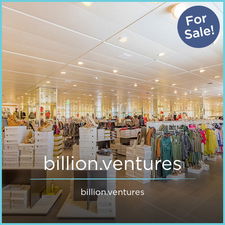 billion.ventures - Creative brandable domain for sale
