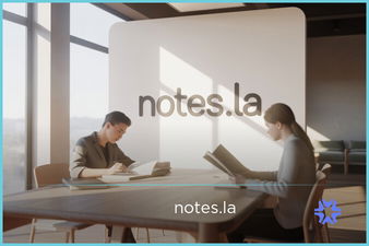 Notes.la - Creative brandable domain for sale