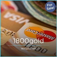 1800Gold.com - Creative brandable domain for sale