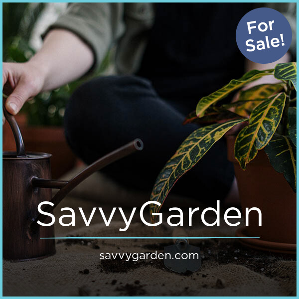 SavvyGarden.com - Catchy premium domains for sale