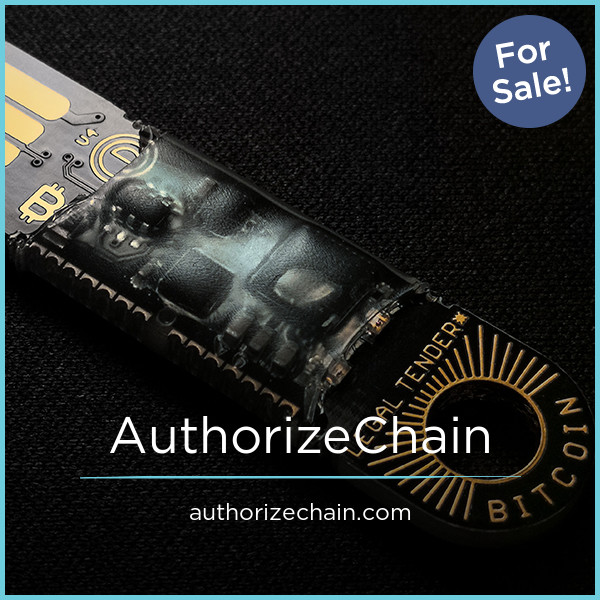 AuthorizeChain.com - Great premium domains for sale