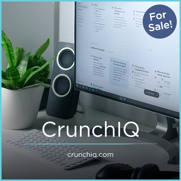 CrunchIQ.com - Great premium domain marketplace