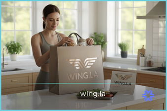 Wing.la - Creative brandable domain for sale