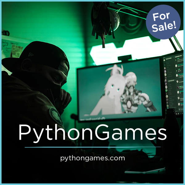 PythonGames.com — Premium Domain For Sale | Atom