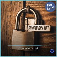 PowerLock.net - Creative brandable domain for sale