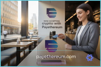 PayEthereum.com - Creative brandable domain for sale