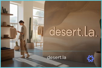 Desert.la - Creative brandable domain for sale