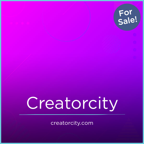 CreatorCity.com - Catchy domains for sale