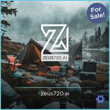 Zeus720.AI - Creative brandable domain for sale