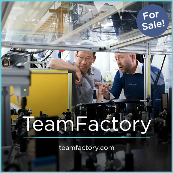 TeamFactory.com - buy Creative premium domains