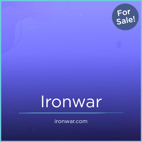 IronWar.com - Creative premium domains