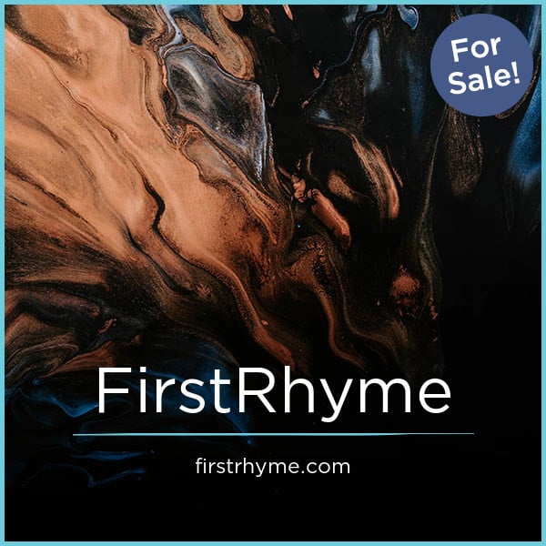 FirstRhyme.com - Catchy premium domains for sale