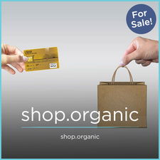 Shop.organic - Creative brandable domain for sale