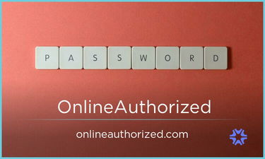 OnlineAuthorized.com - Creative brandable domain for sale