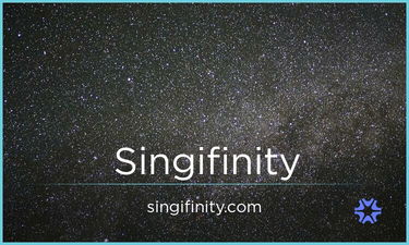 Singifinity.com - Creative brandable domain for sale