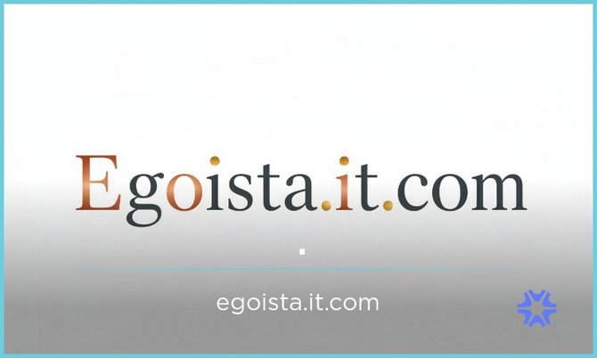Egoista.it.com — 2