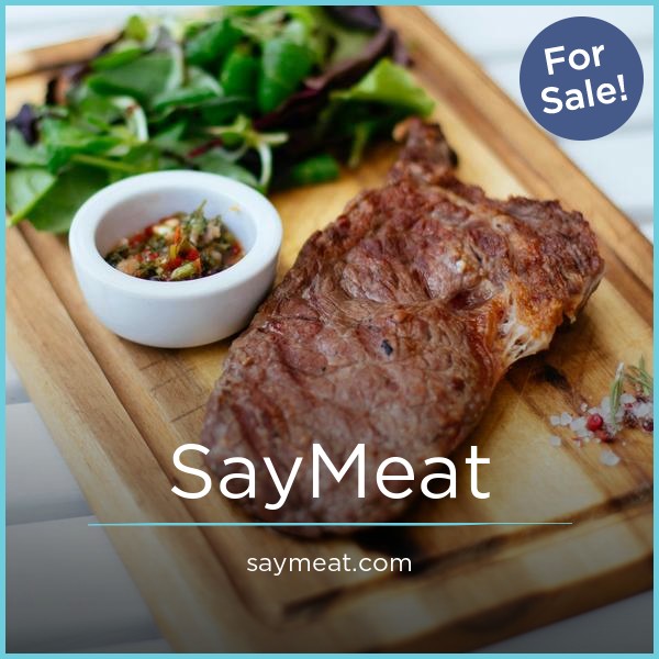 SayMeat.com - Catchy premium domain names for sale