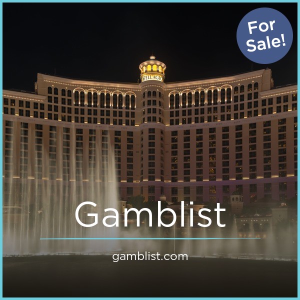 Gamblist.com - Cool premium domain names