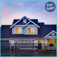 Homeworker.app - Creative brandable domain for sale