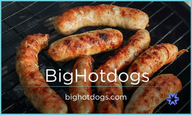 BigHotdogs.com - Creative brandable domain for sale